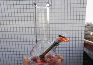 New pyrex borosilicate beaker bongs glass bong 10quot Rasta water pipes oil rig 188mm joint headshop brand bongs glass pipe5571686