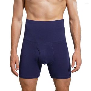 Underpants Mens Compression Tummy Control Shorts High Waist Slimming Shaper Pants Men Underwear Girdle Boxer Body Plus Size