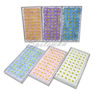 Ambalaj Kağıdı 50pcs Yapay Çiçek Papatya Başlığı Küçük Daisy Çiçek Düğün için Sevgililer Anneler Günü DIY Buket Ev Dekoru Sabun Çiçeği 230530