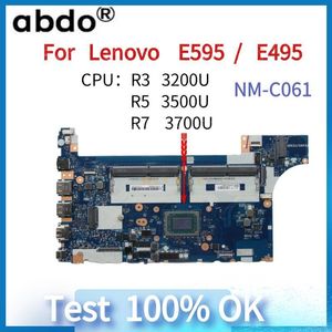 Moderkort för Lenovo E595/E495 Laptop Moderboard NMC061 Moderkort. Med CPU R3 3200U.R5 3500U.R7 3700U. RAM DDR4. 100% testad ok