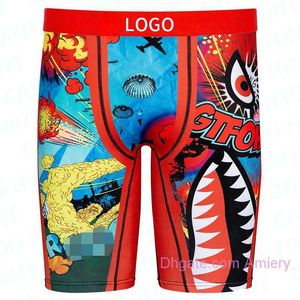 2023 Mens Underwear Boxer Shorts Underpants Branded Men Sports Breathable Printed Underwears Male Sexy Boxers Briefs With Bags