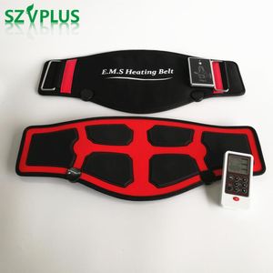 Relaxation EMS Heating Belt Slimming Massage Electric Pulses EMS Trainer Muscle Stimulator Acupuncture Tens Physiotherapy Myostimulator