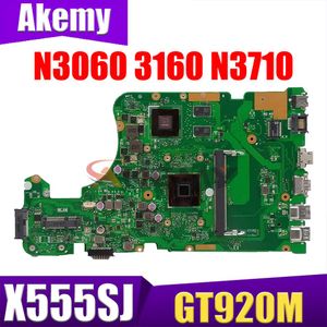 Placa -mãe X555S PrainBoard W/ GT920M GPU N3050 N3060 N3150 N3160 N3700 N3710 CPU PARA ASUS X555SJ K555SJ K555S Laptop Placa -mãe