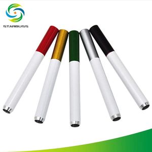 Smoking Pipes 80mm cigarette shaped metal pipe best-selling color suction nozzle aluminum pipe