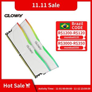 Rams Nowe przybycie Gloway RAM RGB DDR4 8GBX2 16GB 3000MHz 3200MHz RAM Dimm 288pin Desktop