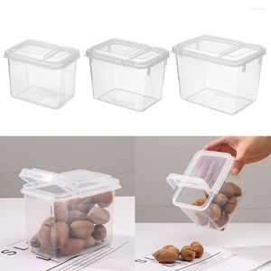 Depolama Şişeleri Açık plastik gıda kampı sofra takımı flip kapak tasarımı yemek kabı bento kutusu piknik atıştırmalık hazırlık öğle yemeği kutuları