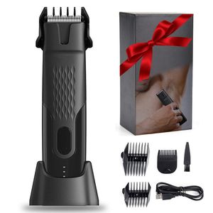 Depilador aparador de pêlos virilha para homens elétrico removedor de pêlos pubianos com luz led aparador de barba corpo groomer bola barbeador depilador à prova dwaterproof água