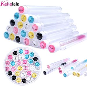 Tools Kekelala 20Pcs Colorful Reusable Eyelash Mascara Wand Tube Bulk Empty Eye Lash Brushes Bottle Wholesale Spoolie Container