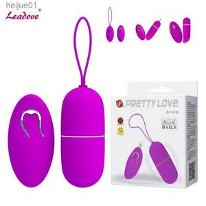 Spielzeug für Erwachsene Pretty Love 12 Geschwindigkeiten Drahtlose Fernbedienung Kugelvibrator Vibrierendes Ei Erwachsenes Geschlechtsprodukt Klitorisvibrator Sexspielzeug für Frauen L230518