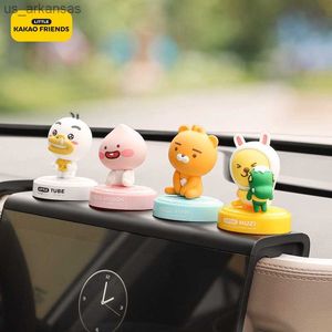 kakao friends Cute Car perfume Center Console Aromatherapy with Base Decoration Car Interior Lasting Fragrance Cream L230523