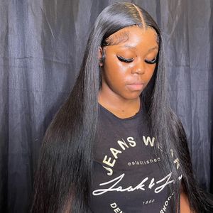 Bone Straight Lace Front Wigs For Black Women Human Hair 13x4 13x6 360 Hd Lace Frontal Wig Pre Plucked 4x4 5x5 Lace Closure Wig