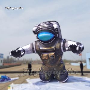 Large Inflatable Astronaut Personalized Spaceman Balloon 6m Blow Up Giant Space Pilot For Park Decoration