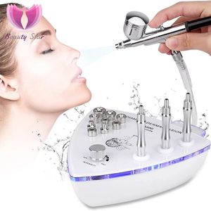 Masaj Beauty Star Diamond Microdermabrazyon Dermabrazyon Makinesi Püskürtmeli Tabancalı Su Sprey Vakum Emme Pul Dökme Yüz Masajı