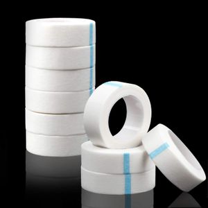 Tillbehör 100st Eyelash Extension Transparent Micropore Tapes Clean Paper Tape Billiga under ögonfransband