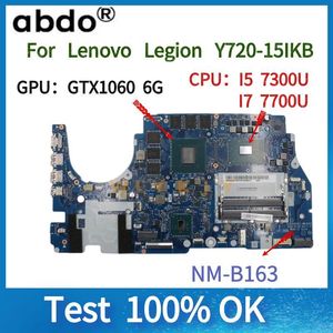 Scheda madre DY510 / DY511 NMB163. per Lenovo Y72015IKB Notebook Motherboard.CPU I5 / 7300U / I7 7700HQ.GPU GTX1060M 6GB .100% di test