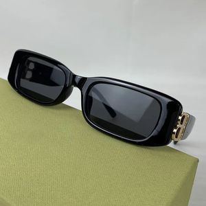 Stilvolle, schicke, glamouröse Sonnenbrille, modische Brille, kleine Sonnenbrille für Damen, Herren, rechteckig, Damen-Markendesign, Damen, dünn, Outdoor-Shopping, Retro-Schirm