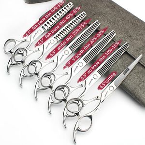 Werkzeuge Friseurscheren Set 6,5 Zoll Haar Professioneller Stylist Ausdünnung 1050 % Haarentfernungsschere Nahtlose Fischgräten-Accessoires