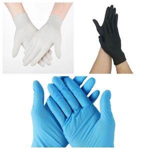 Disposable Gloves Disposable Latex Gloves Protective Gloves Factory Household Cleanning Black Blue White Gloves Powder Free For Inspection Industrial Lab