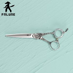 Ferramentas FnLune 6.0 Auspicious Cloud Handle Profissional Tesoura de Salão de Cabelo Corte Barbeiro Ferramenta Corte de Cabelo Desbaste Tesoura Tesoura de Cabeleireiro