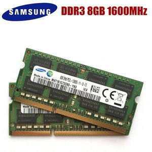 Rams Samsung 8G 2RX8 PC3L 12800S DDR3 8GB 1600MHzラップトップメモリ​​8G PC3L 12800S 1600 MHzノートブックモジュールSodimm RAM