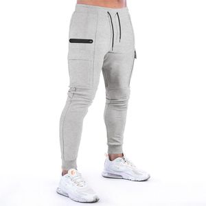 Pants 2023 New Men Joggers Casual Pants Gym Cotton Cloth BreathableTrousers MultiPocket Cargo Pants Foot Mouth Skinny Sweatpants Male