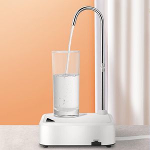 Spender elektrischer Wasser Gallone Pumpe1200mAh USB Automatische Wasserflasche Pumpenspender Desktop wiederaufladbarer Wasserpumpenspender mit Ständer