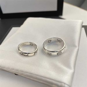 20% de desconto em 2023 Novo designer de joias pulseira colar 925 Sterling Love pássaro destemido estilo simples casal anel para homens mulheres