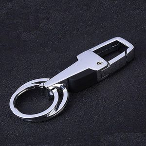 Andra hushållsålder Partihandel Metal Keychain Mens Never Rust bil midja nyckelringar bärbara anpassade logotypkedjor Kvinnor Dålig Doubl DHGZ1