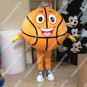 Costume da mascotte di pallacanestro delle prestazioni Vestito da festa di fantasia di Natale di Halloween Vestito da personaggio dei cartoni animati Vestito da festa di carnevale per uomo Donna