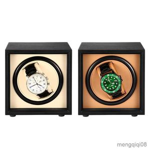 Watch Boxes Cases New Upgrade Wood Mechanical Box Shaker Watches Holder Display Jewelry Storage Rotary Placer