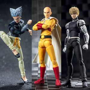 Manga w magazynie Dasin Model GreattoYS GT One Punch Man Figures Saitama Genos Garou SHF PVC Action Figure Anime Toys Rysunek L230522