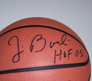 Samlarobjekt Jim Boeheim Jerry West Penny Hardaway Paul Mutombo Autograferad Signerad signatur Auto Autograf inomhus/utomhussamling Sprots basketboll