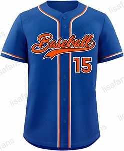 Jersey de beisebol personalizada Personalizada Hand Borderyy Jerseys Homens Mulheres Juventude Qualquer Nome Qualquer Número de tamanho Misto de tamanho Misto Blue 3105025