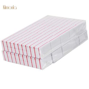 Tools White 200pcs Sponge Mini Nail Buffer Block Professional Nail File 100/180 Emery Board Sanding Buffing Blocks Manicure Care Tools