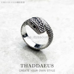 Anillos de banda Anillo de serpiente Estilo europeo Glam Moda Buena joyería para mujeres Regalo de moda en plata de ley 925Super oferta J230531