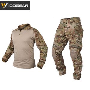 Av setleri idogear av kıyafetleri kamuflaj üniforma gen3 taktik savaş bdu kıyafetleri airsoft paintball multicam siyah giyim 3001 230530