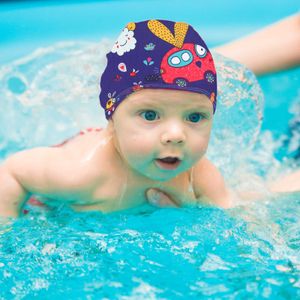 bonés de tecido elástico alto para bebê menina bonito desenho animado proteção animal orelhas chapéu meninos e meninas suprimentos para piscina P230531