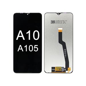 휴대폰 용 Samsung Galaxy A10 A105 SM-A105F/DS LCD 디스플레이 화면 패널 6.2 인치 다루기 화면 조립 교체 부품 검은 팬텔라