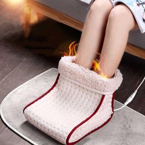 Massager Electric Heated Seat Warm Foot Warmer Heating Pad Washable Heats Control Settings Warmer Cushion Thermal Foot Warm Massage Gift