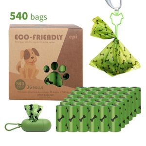 Sacos degradáveis para cocô de cachorro, dispensador de lixo para casa ao ar livre, caixa limpa, sacos de resíduos para coleira de animais de estimação, ferramentas de coleta, acessórios para animais de estimação