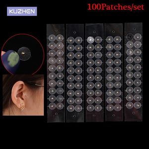 Cuidado 100pc/lote contas magnéticas adesivos auriculares adesivos de massagem adesivos de orelha de ouvido limpo Adesivos de pressão da orelha de bastão