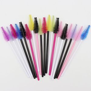 Pennelli 1000 pezzi Pennello per sopracciglia usa e getta Forma di goccia d'acqua Materiale in nylon Ciglia Pennelli per trucco Strumenti per estensione ciglia Bacchette per mascara