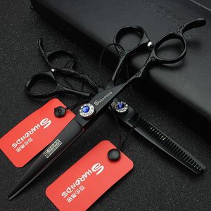 Tools Haircut 5.5 / 6/7 inch hairdresser sliding scissors left hand and righthand professional scissors hairdressing salon barber set