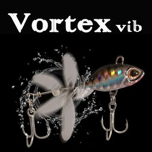 Köder Köder Metall Vib Angelköder Vortex Spinning 7g 10g 14g Rotierende Pailletten Süßwasser Hartköder Vibration Spinner Löffel für Hechtbarsch 230530