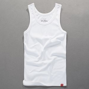 Men's Tank Tops Men Summer Fashion Japan Style Cotton Solid Color Round Neck Sleeveless Sport Running Vest Male Casual Minimalism Tank Tops 230531