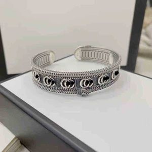 Armreif 2023 Neues Designer-Schmuck-Armband-Halsketten-Ring-Schlangen-gebrauchtes Wind-Streifen-Getriebe-Geist-Schlangen-Surround-Liebhaber-Armband 4avz