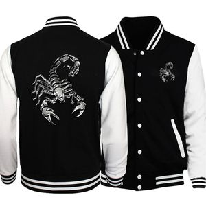 Men's Jackets Scorpio Personality Printing Men Jackets Fashion Casual Sports Wear Baseball Uniform Comfortable Male Bomber Coats 230531