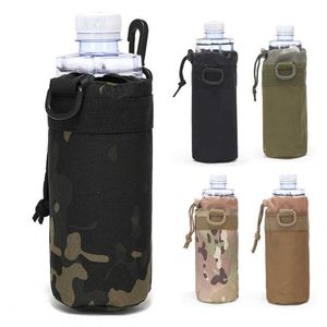 water bottle Tactical Molle Rack with Nylon Military Outdoor Travel Camping Hiking Hunting Tent Water Bottle Bag P230530