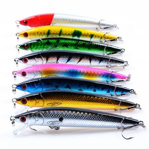 Yemler 1 PCS CRANKBAIT MINNOW Balıkçılık Yüzen Sert Yem 100mm 9G Yapay Salçılar Yüzme Sazan Takımı 230530