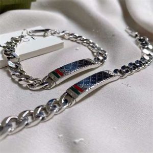 projektant biżuterii Bransoletka Naszyjnik 925 Grube duchy zagraniczny styl męski bransoletki dla kobiet Wysoka jakość
